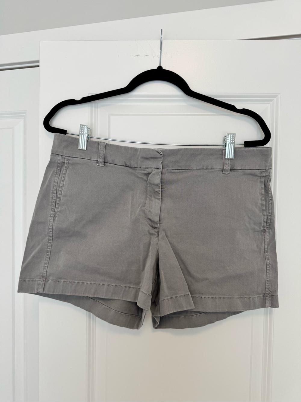 J. Crew Women's Classic Gray Chino Shorts 3.5” Inseam
